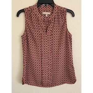 Banana Republic Sleeveless Blouse in Print
